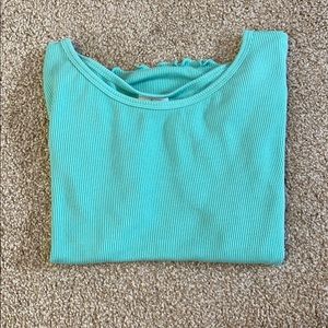 Ribbed crop top